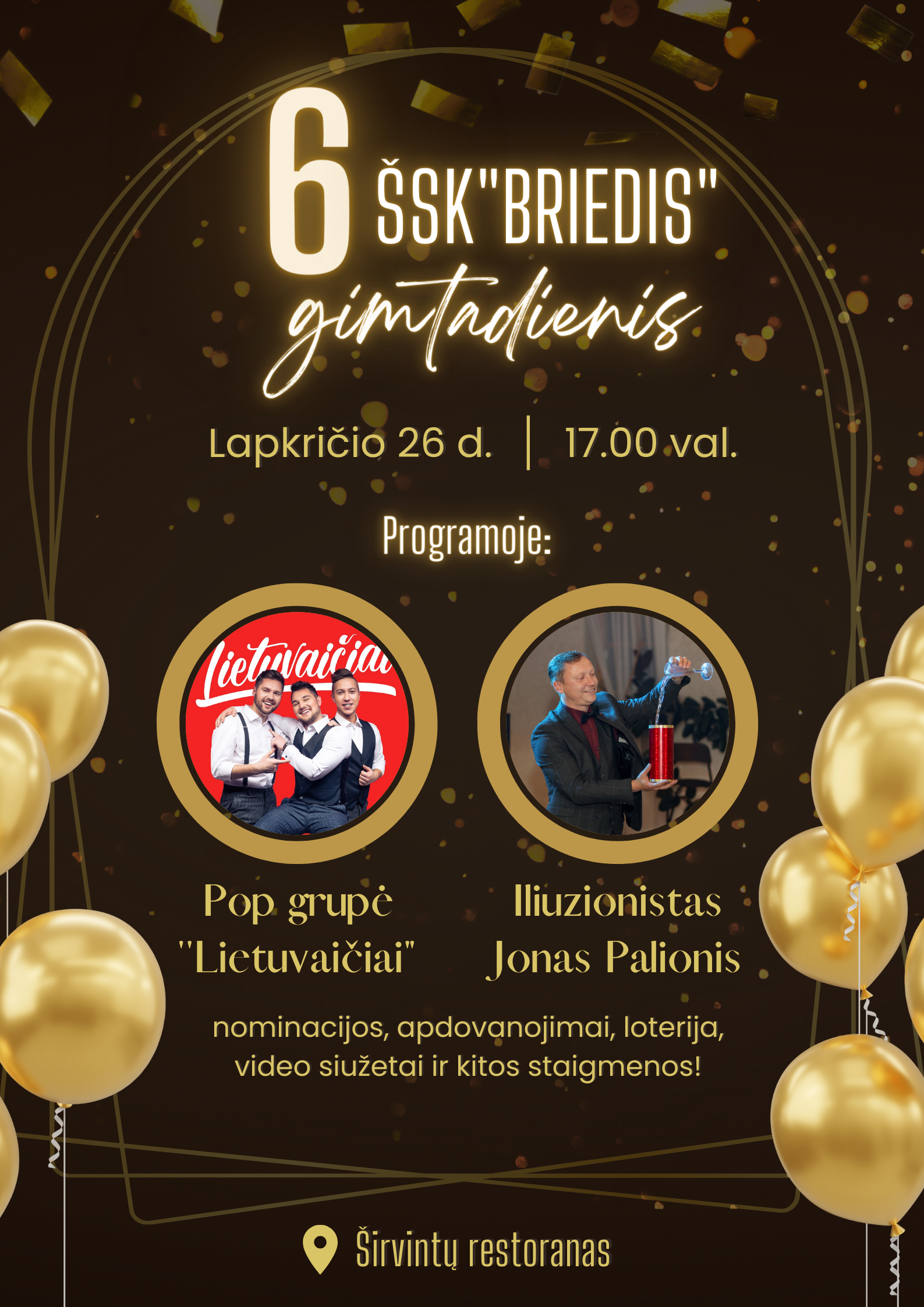 Širvintų sporto klubo ,,BRIEDIS” 6-asis gimtadienis !!!